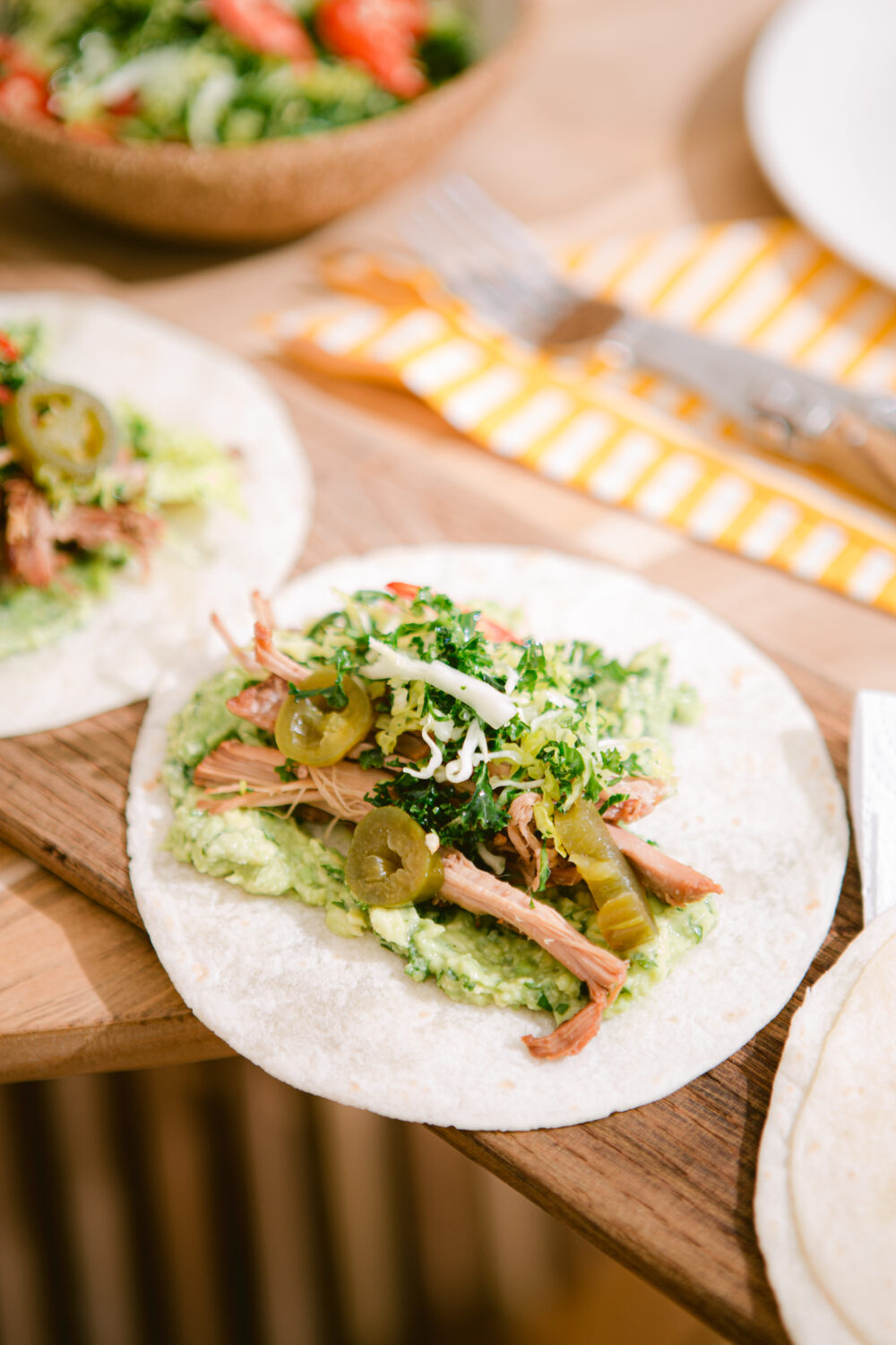 Recipe // Cider Pulled Pork with Soft Tacos
